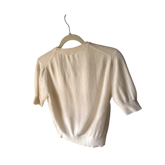 White+Warren Cream Button-Up Cardigan - Picture 2 of 3